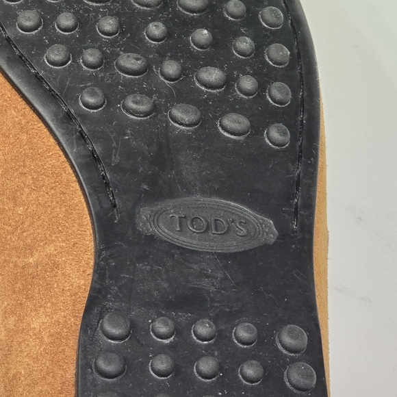 Tod's Vintage Penny Men's Suede Slip-On Loafers Size 6 Men, Size 9 Women - Picture 6 of 11